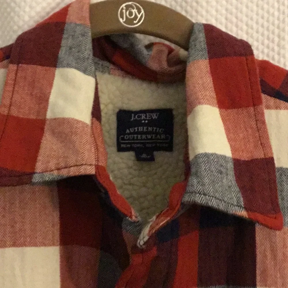 Mens J.CREW lined shirt jacket_2